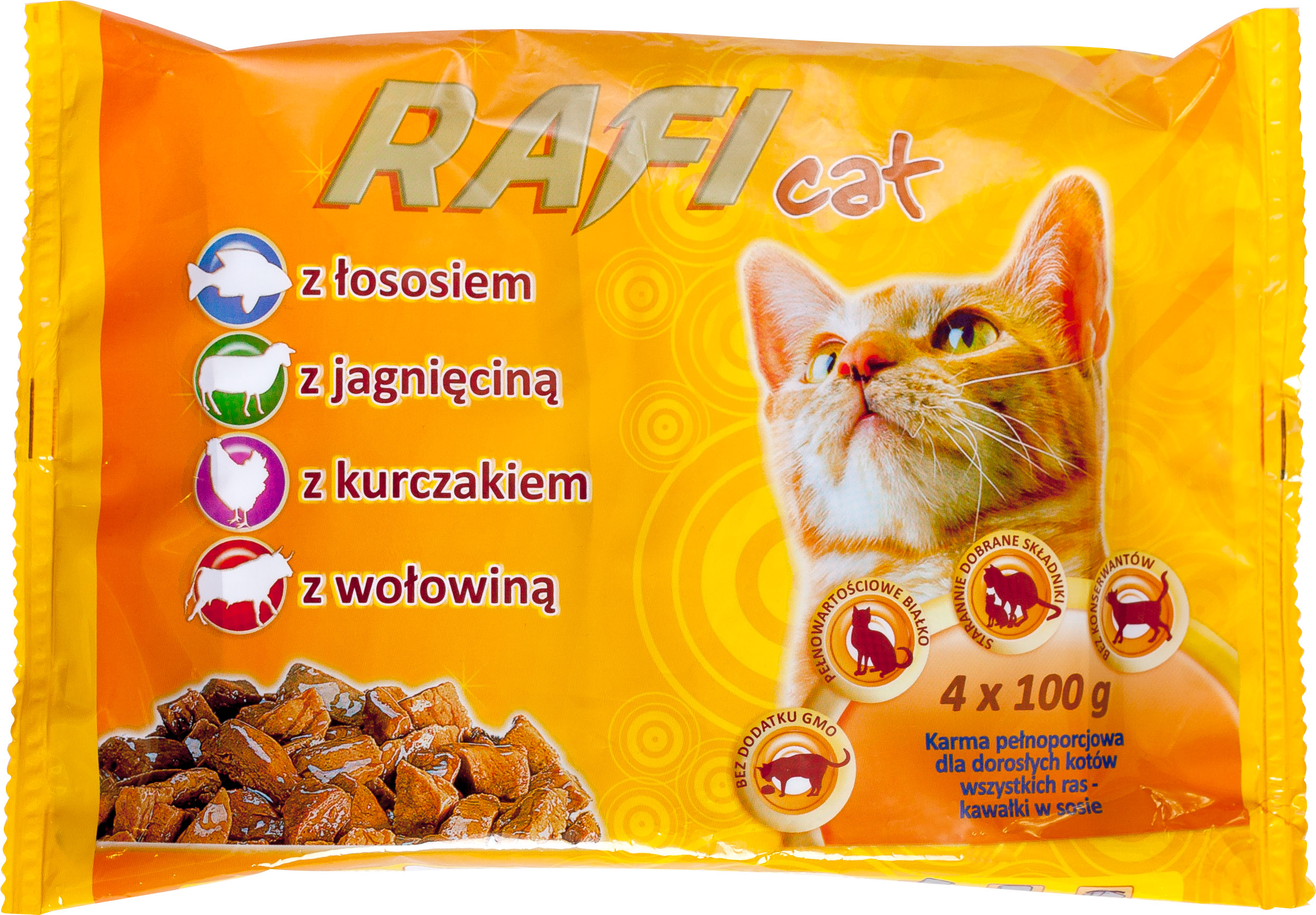Nowość w ofercie Doliny Noteci – Rafi Cat 4 x 100 g