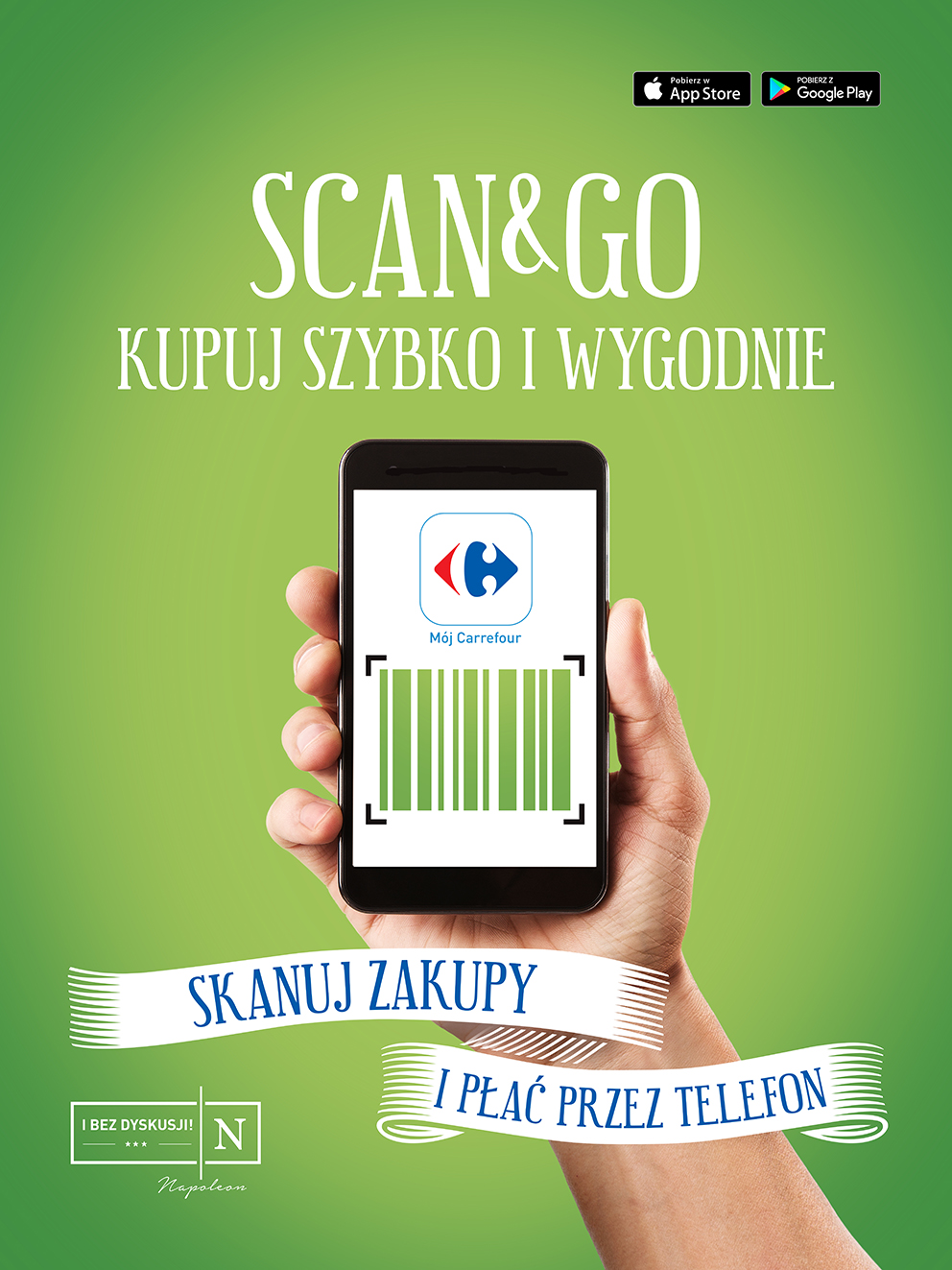 Płatności mobilne „Scan&Go” w sklepach Carrefour