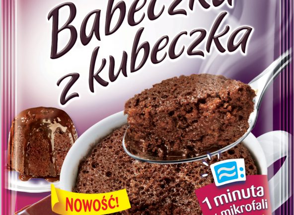 Babeczka z kubeczka gotowa w 1 minutę