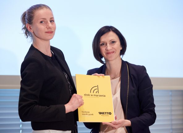 Monika Pyrek i Netto wspierają młodych sportowców