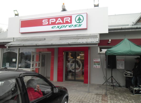 Sklep Spar w miejscowości Narol