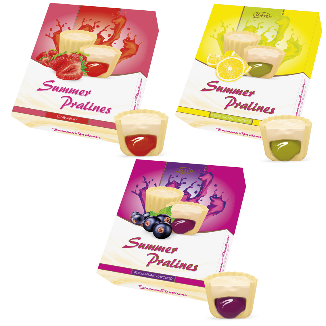Summer Pralines – nowe praliny w białej czekoladzie