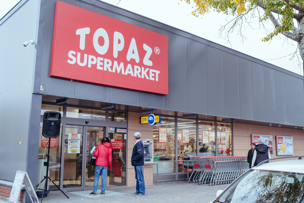 Nowy sklep Topaz w stolicy