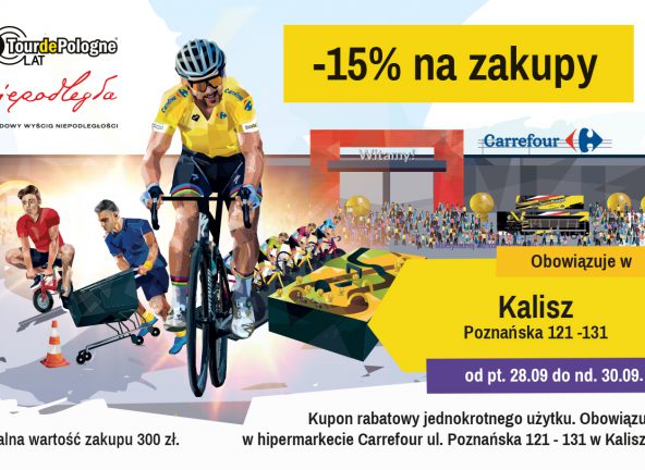 Carrefour Polska sponsorem miasteczka kolarskiego Roadshow w Kaliszu