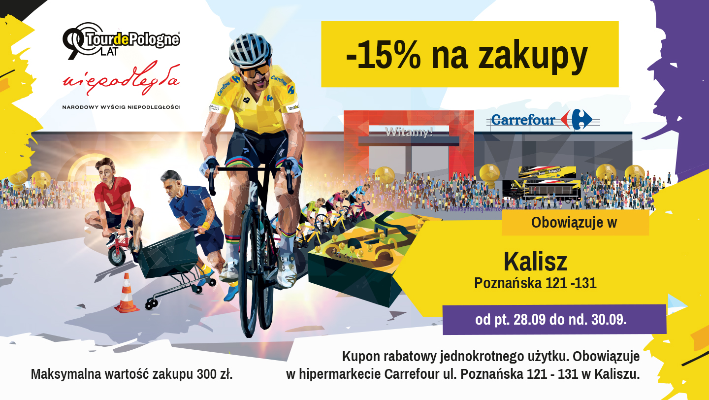 Carrefour Polska sponsorem miasteczka kolarskiego Roadshow w Kaliszu