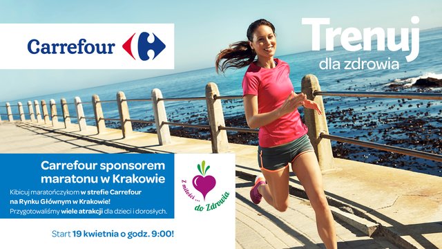 Carrefour Polska sponsoruje maraton w Krakowie
