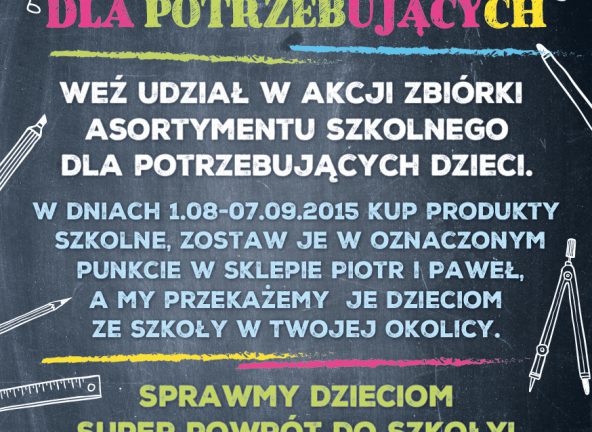 Piotr i Paweł: Super szkoła dla potrzebujących