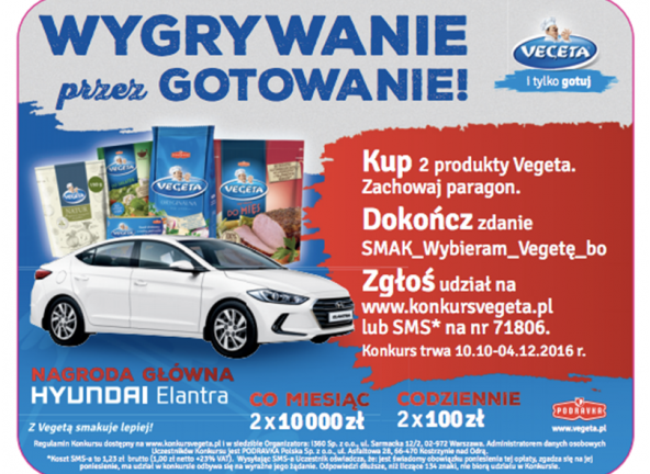 Akcja promocyjna marki Vegeta