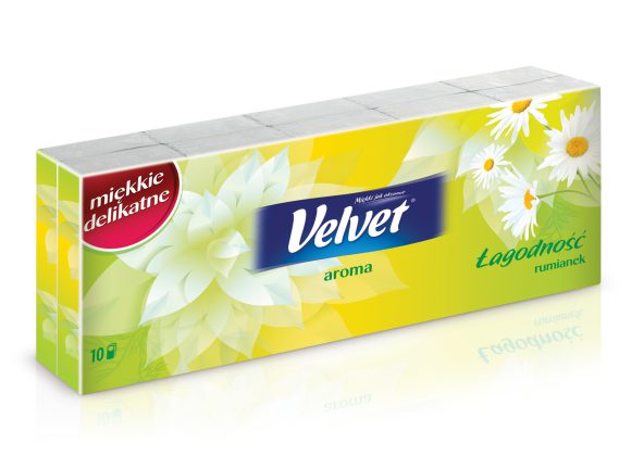 Rumiankowe chusteczki Velvet