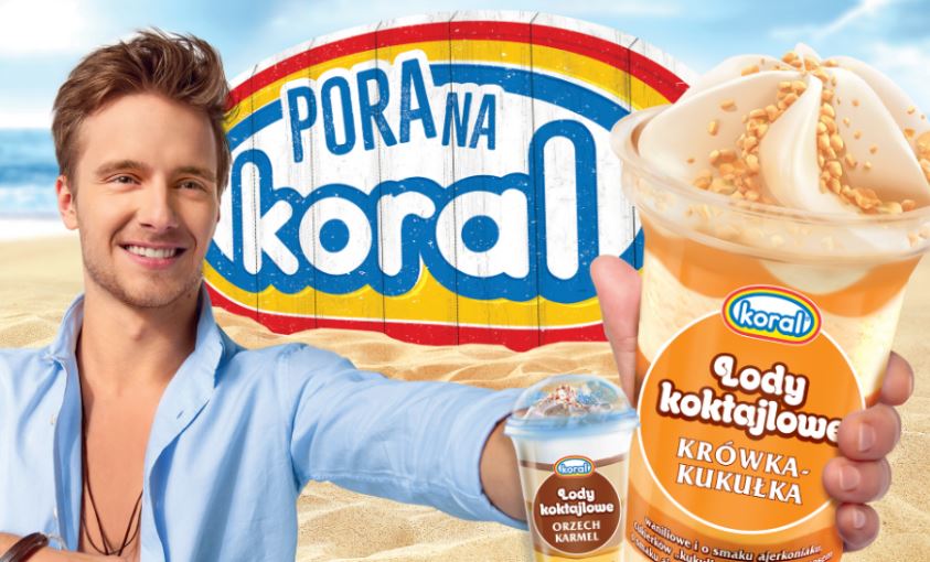 Maciej Musiał twarzą marki lodów Koral