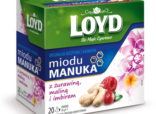 Herbaty LOYD z aromatem miodu Manuka