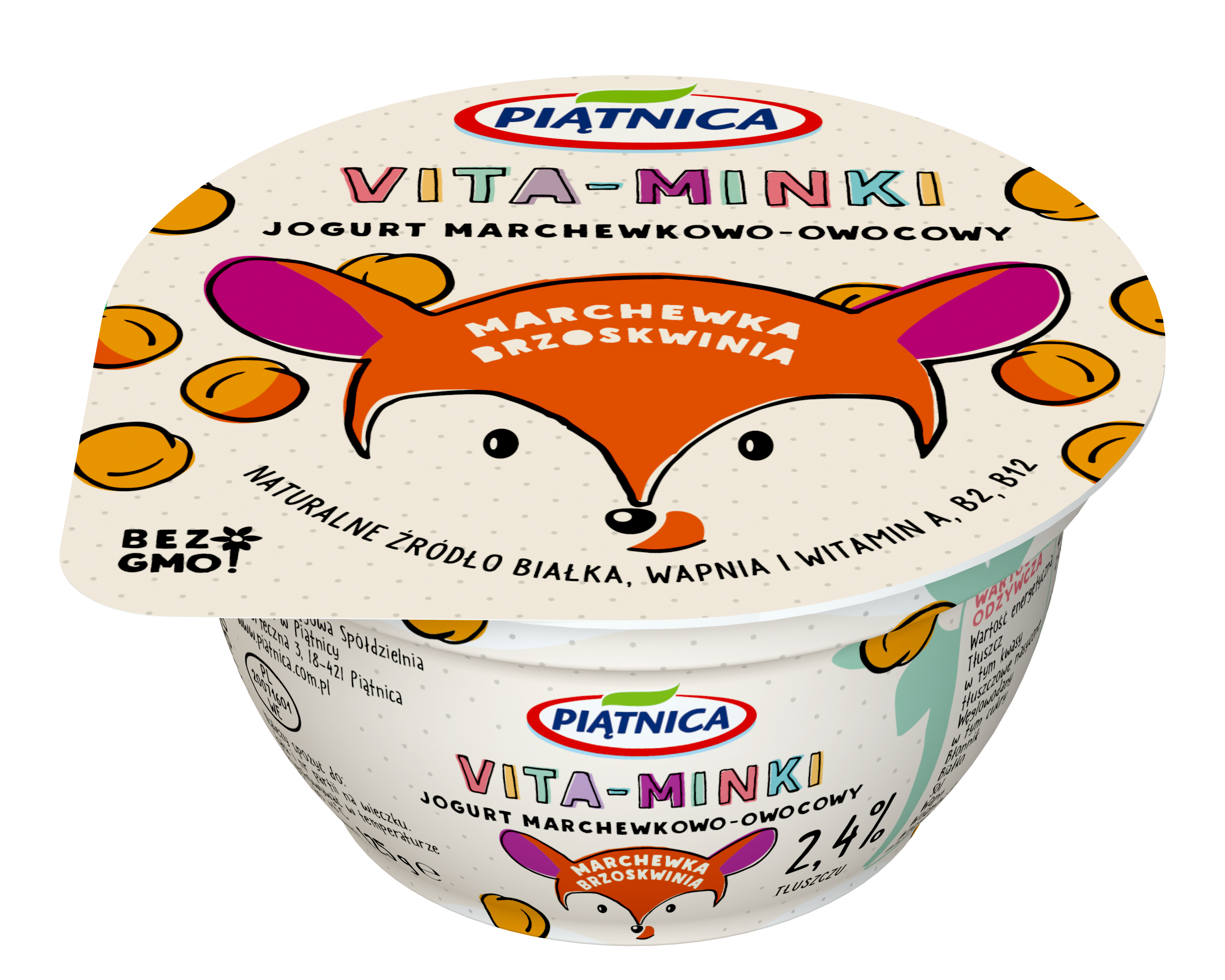 Vita-Minki – jogurty marchewkowo-owocowe od OSM Piątnica