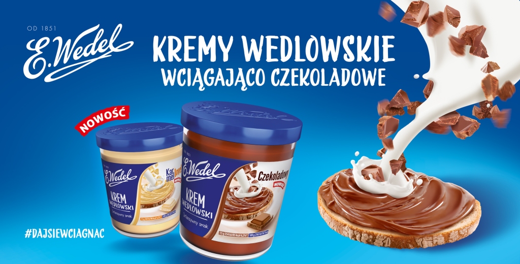 Daj się wciągnąć. Kampania promująca Kremy Wedlowskie