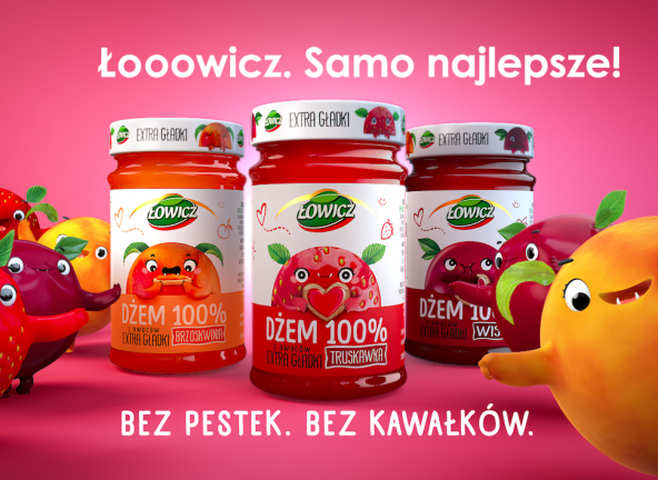 Kampania dżemów Extra Gładkich Łowicz