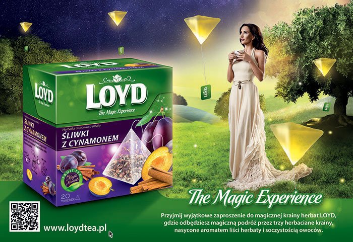 Złota Idea dla reklamy „Loyd – herbata z nutą magii”
