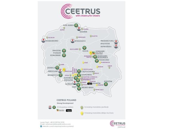 Ceetrus Polska zwiększa portfolio komercjalizowanych obiektów