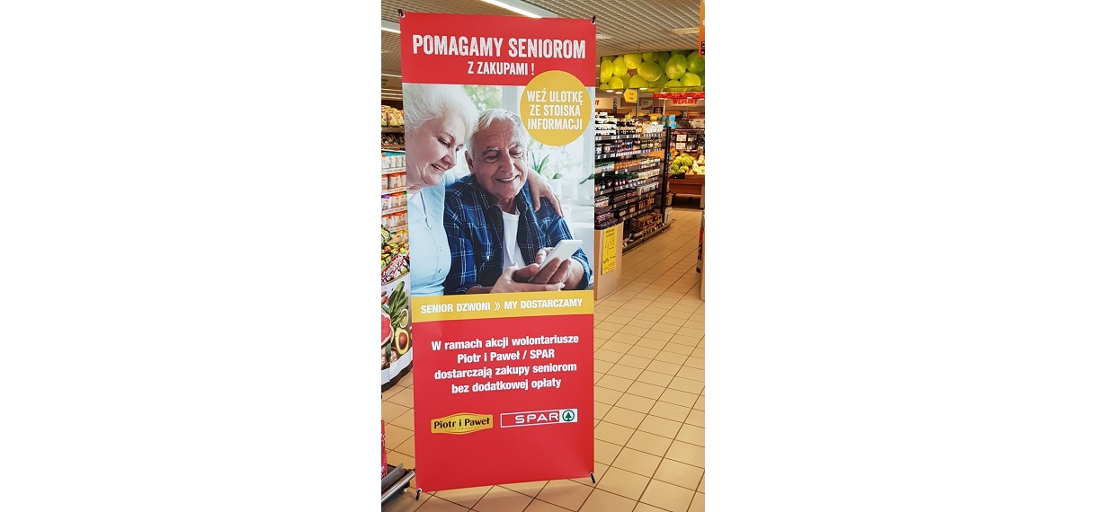 SPAR dowozi zakupy poznańskim seniorom