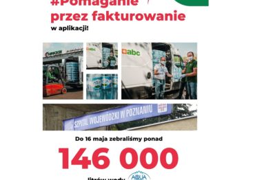 Eurocash Cash & Carry zebrało ponad 146 tys. litrów wody dla szpitali