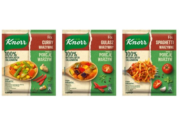 Fixy Sposób na porcję warzyw Knorr