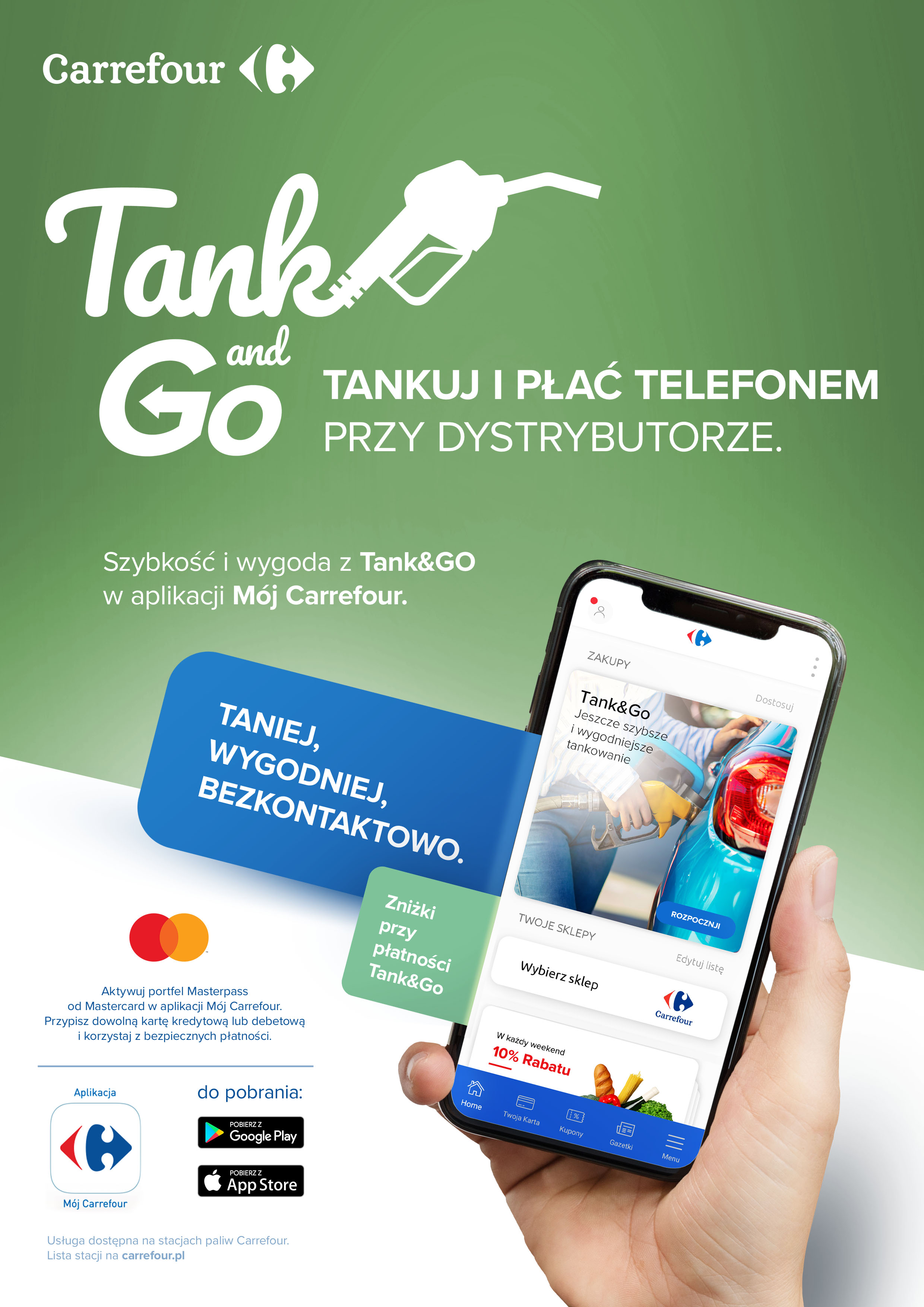 Carrefour Polska uruchamia nową usługę Tank&Go