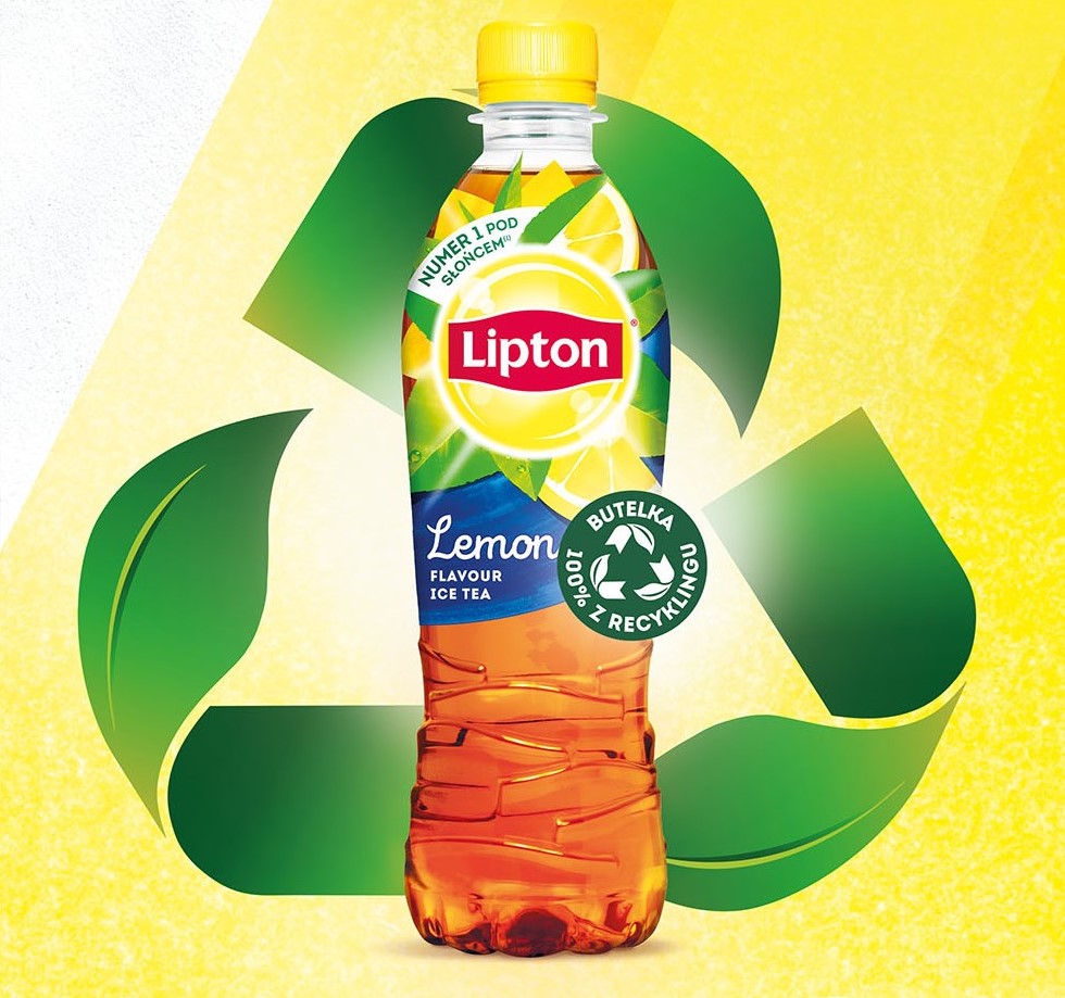 Lipton Ice Tea wprowadza w Polsce butelki wykonane w 100% z recyklingu