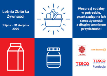 Letnia Zbiórka Żywności w sklepach Tesco