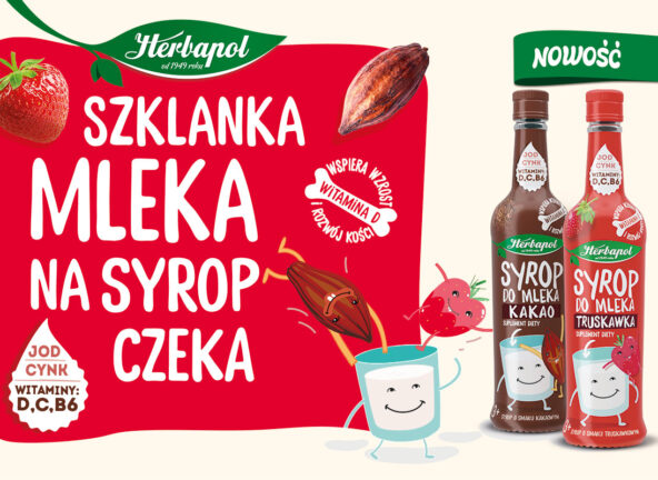 Nowość produktowa od marki Herbapol – Syropy do mleka