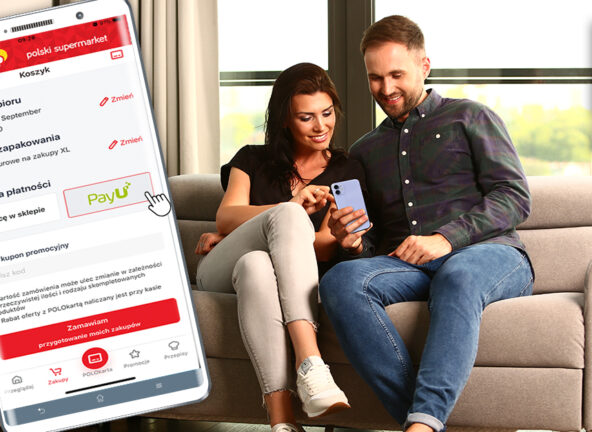 Płatność online za zakupy w aplikacji Polomarket