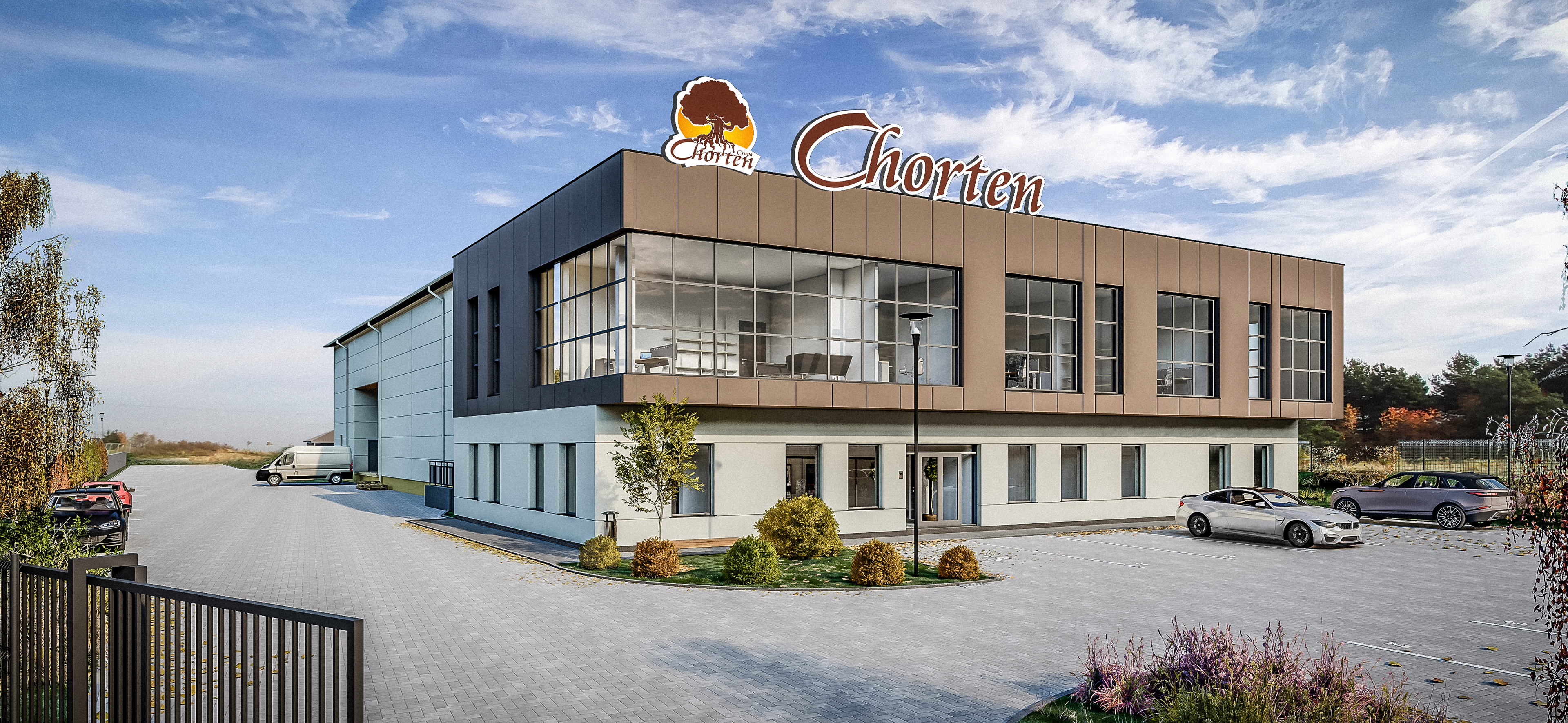 Nowa siedziba i centrum logistyczne Grupy Chorten na ukończeniu