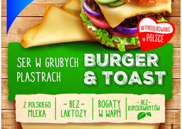 Ser Hochland Burger&Toast – najlepszy kompan dań i przekąsek na ciepło