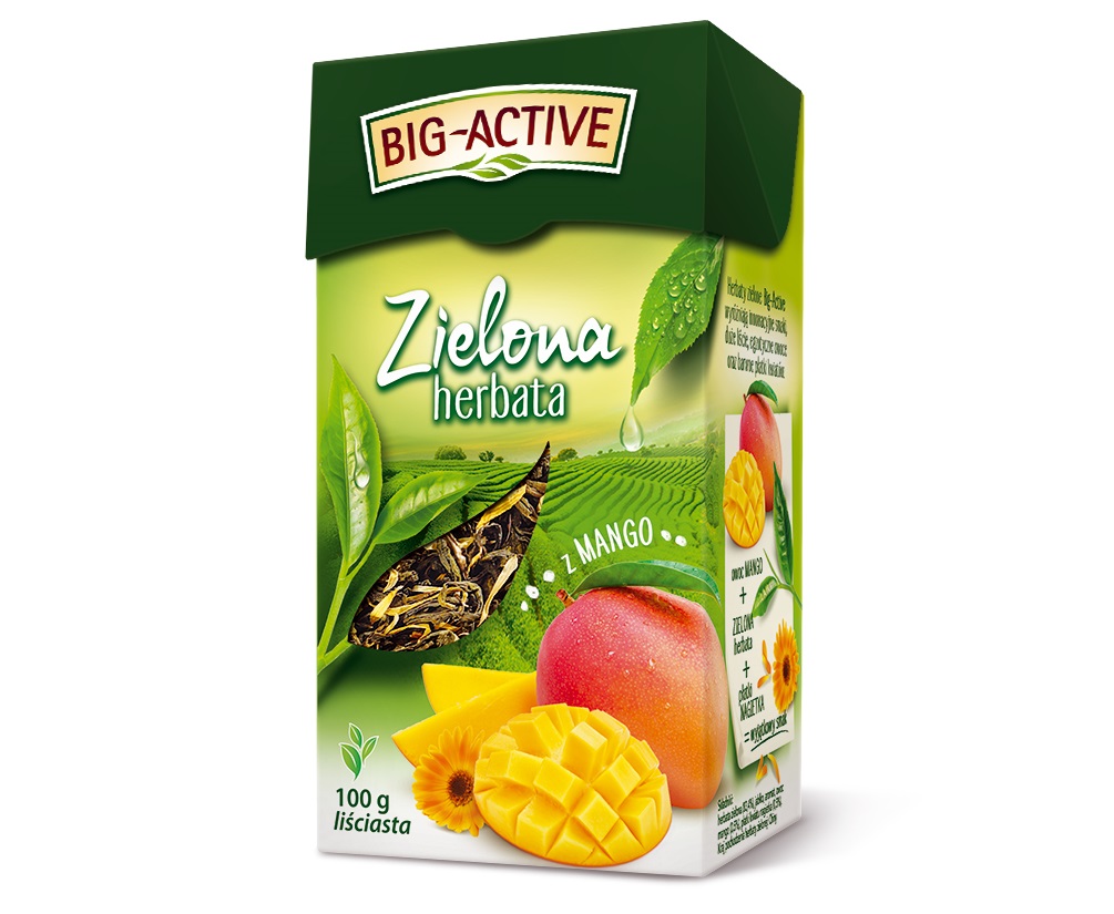 Big-Active poszerza portfolio o liściastą Herbatę Zieloną z Mango