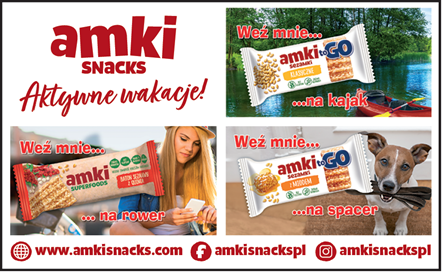 Marka Amki Snacks zachęca do aktywnych wakacji