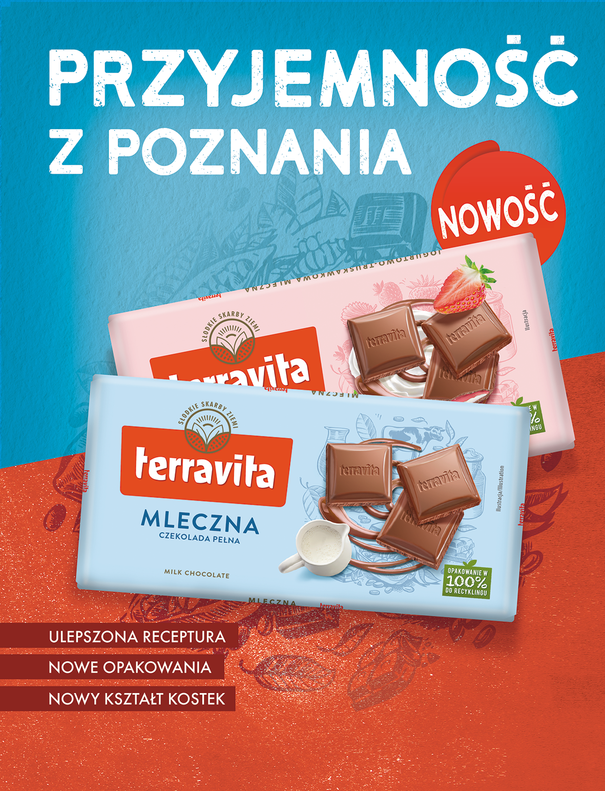 Terravita promuje nowe czekolady Classic – Kampania „Przyjemność z Poznania”