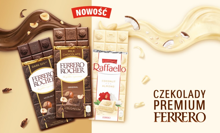 Nowość! Czekolady Premium Ferrero