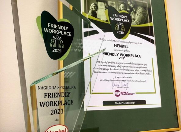 Henkel Polska laureatem nagrody „Friendly Workplace”