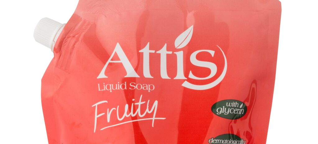 ATTIS FRUITY owocowe mydełko w płynie Lychee&Vanilla