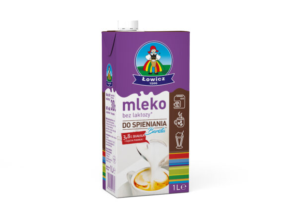 Mleko do spieniania bez laktozy od OSM Łowicz