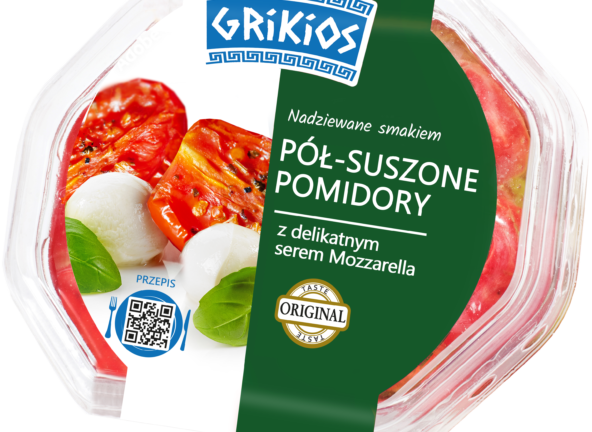 Grikios pół-suszone pomidory z mozzarellą