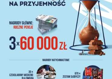 Weź udział w loterii „Czas na przyjemność” marki E.Wedel i wygraj niepowtarzalne nagrody!