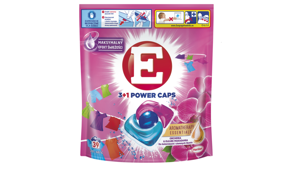 Nowość – kapsułki E 3+1 Power Caps zapewniające Maksymalny Efekt Świeżości