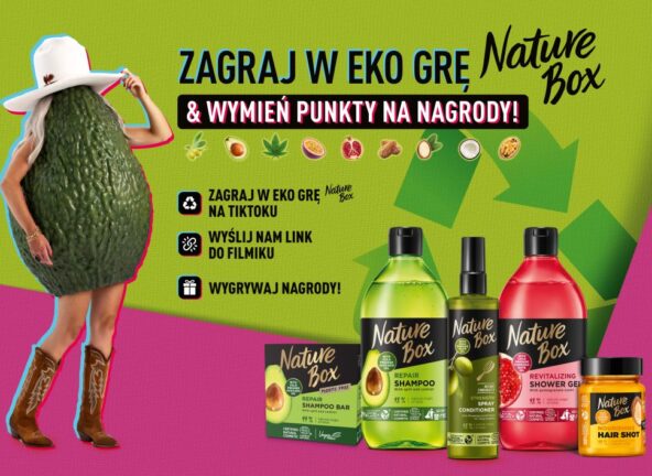 Eko Gra marki Nature Box na TikToku w walce z plastikowymi odpadami