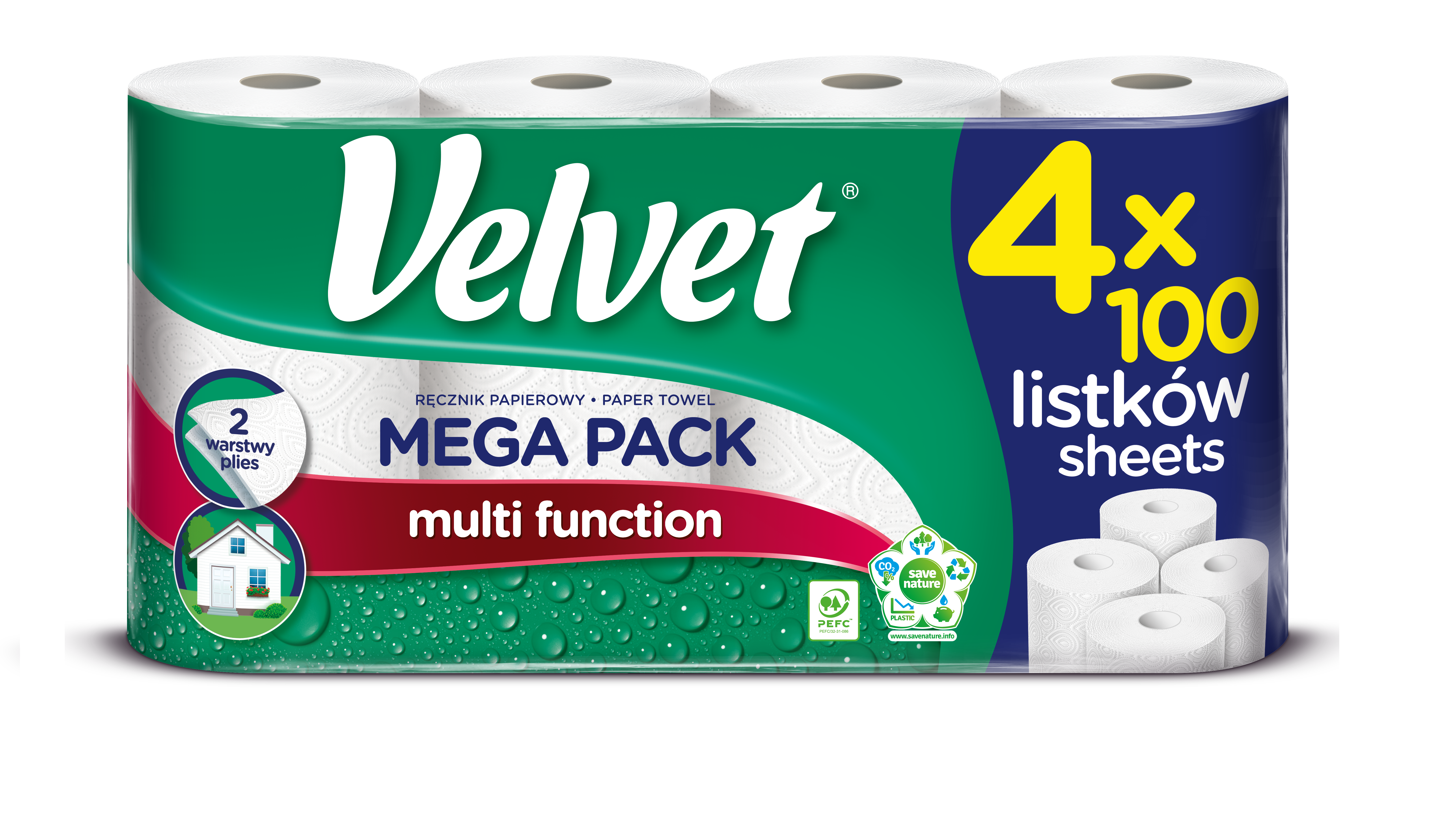 Ręcznik Velvet Mega Pack –  długi, chłonny i wytrzymały