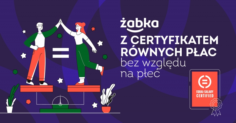 Żabka pierwszą polską firmą z certyfikatem równych płac