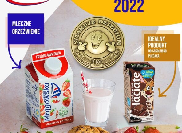 Podwójne złoto przyznane przez dzieci dla SM Mlekpol