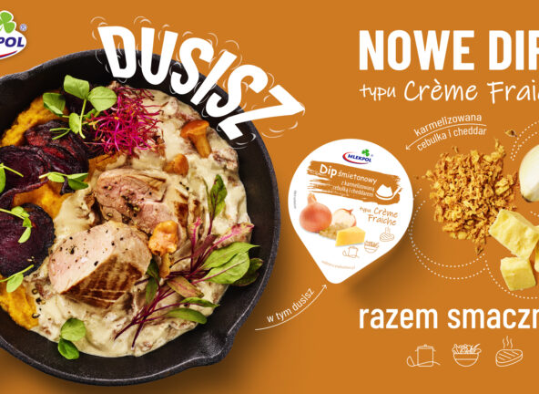 Jesienią „zapiekasz, dusisz i gotujesz” razem z Dipami śmietanowymi typu crème fraiche od SM Mlekpol