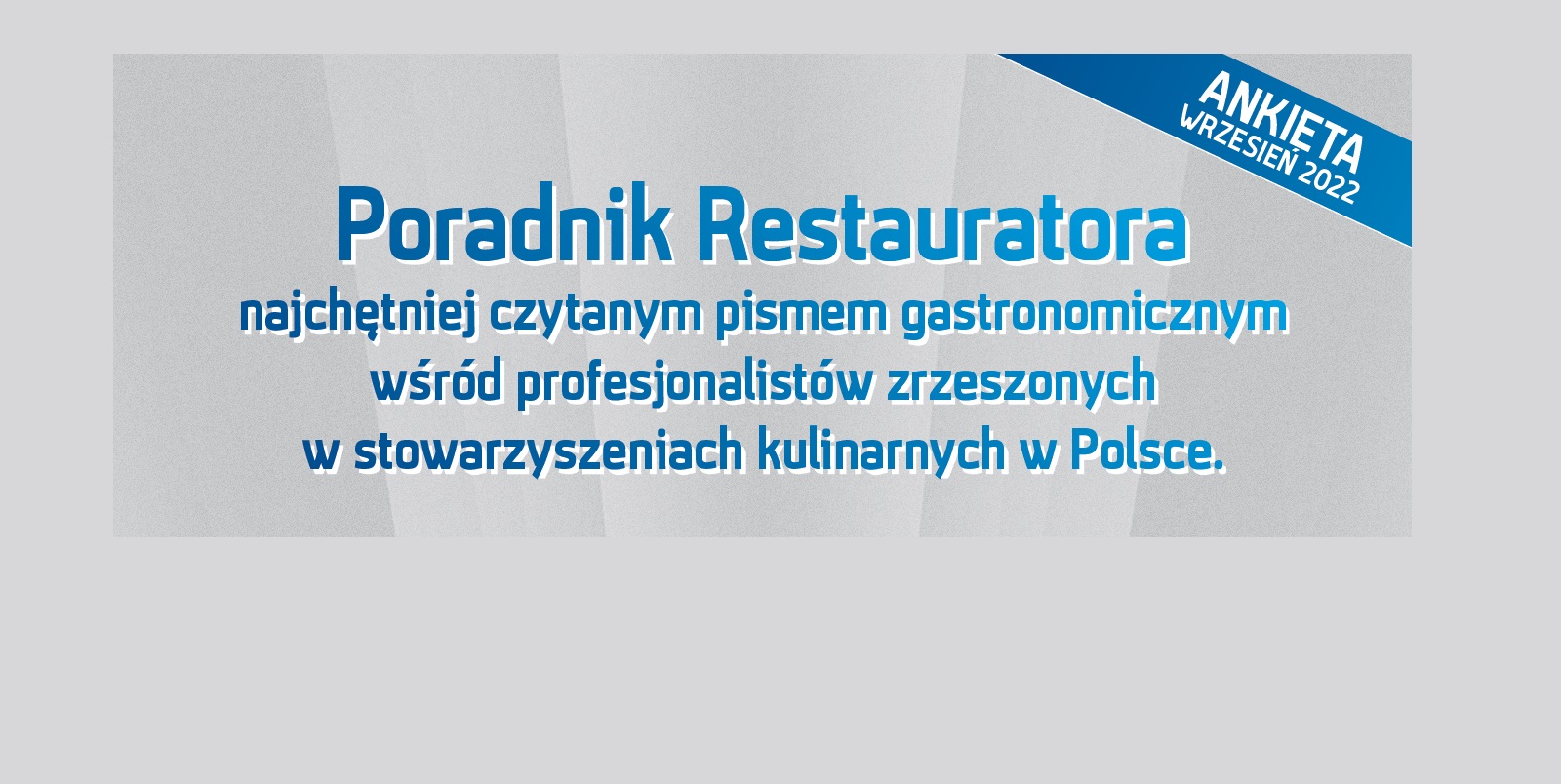 “Poradnik Restauratora” najchętniej czytanym tytułem w stowarzyszeniach kulinarnych