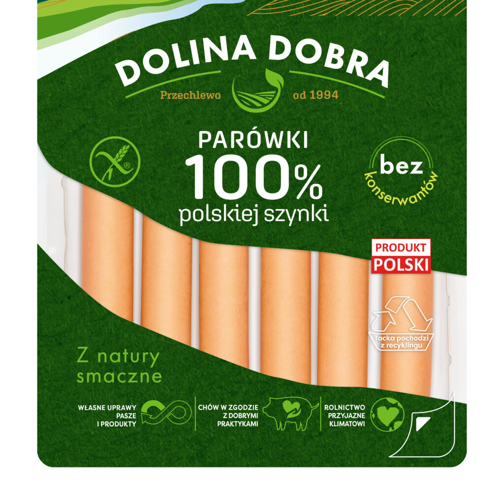Parówki 100% polskiej szynki  