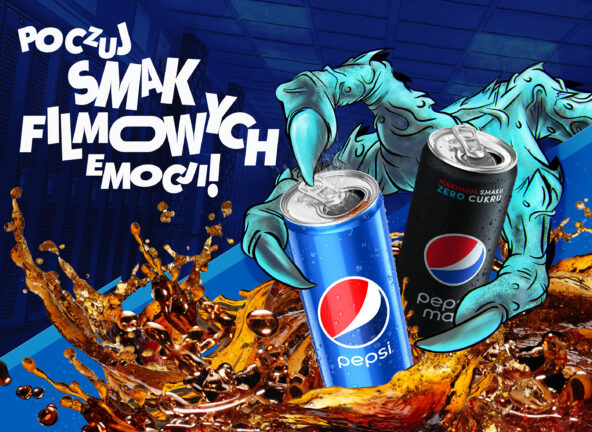 Podążaj za smakiem filmowych emocji w nowej kampanii Pepsi – „Psst! Czas na film”