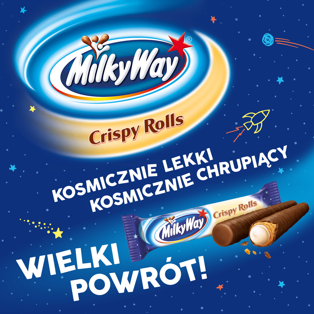 Wielki powrót Milky Way Crispy Rolls®