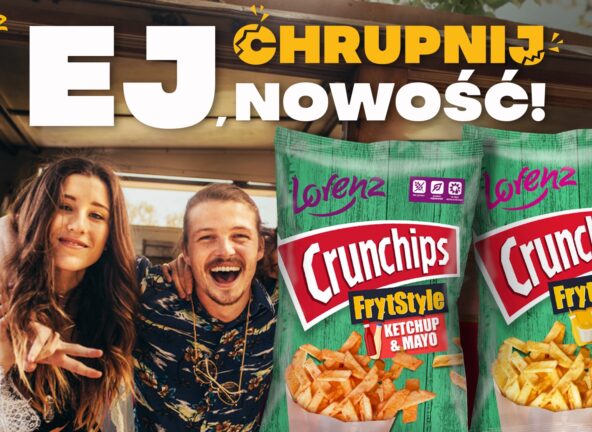 Crunchips FrytStyle – pierwsze chipsy w kształcie frytek!